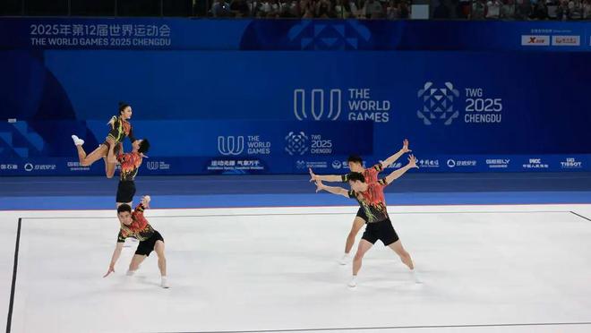 世運驛線︱健美操五人操中國隊奪金啦啦操首次亮相世運會!(圖2)